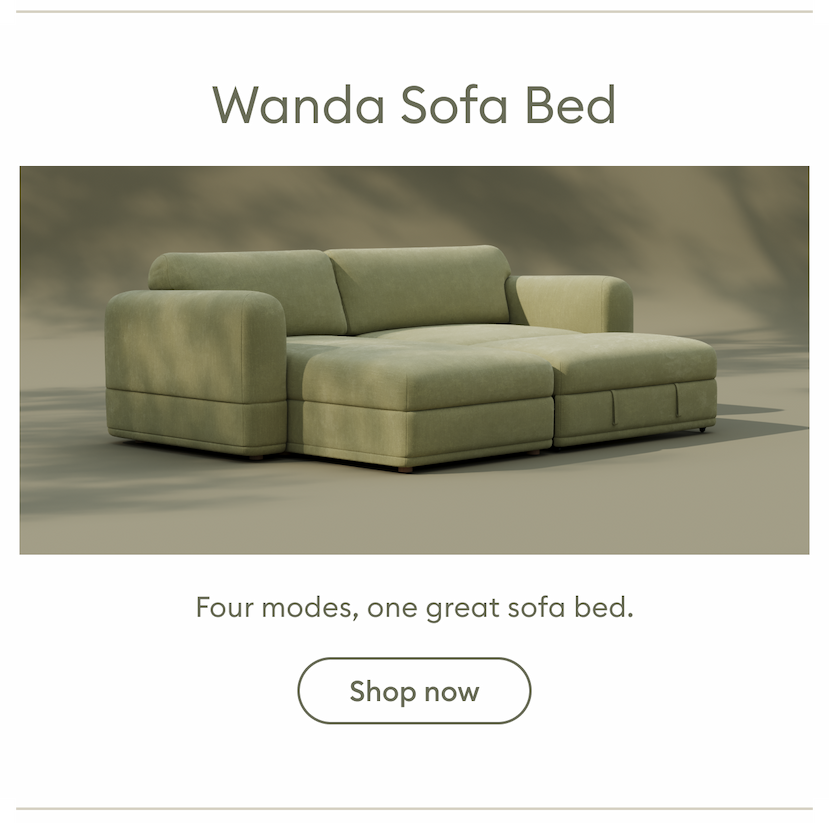 Wanda Sofa Bed - Four modes, one great sofa bed.