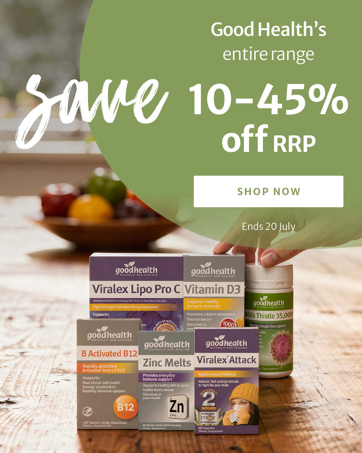 10-45% off RRP on Good Health