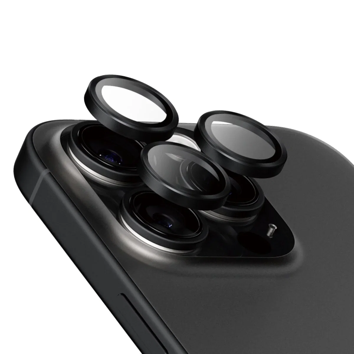 Image of PanzerGlass® Hoops® Ceramic Camera Lens Protector iPhone 16 Pro | 16 Pro Max