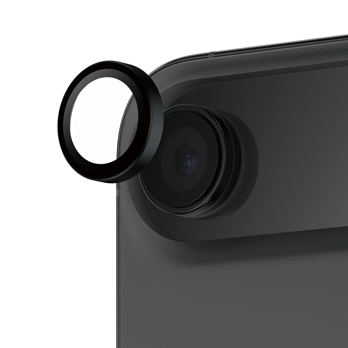 Image of PanzerGlass® Hoops® Camera Lens Protector Black iPhone Air
