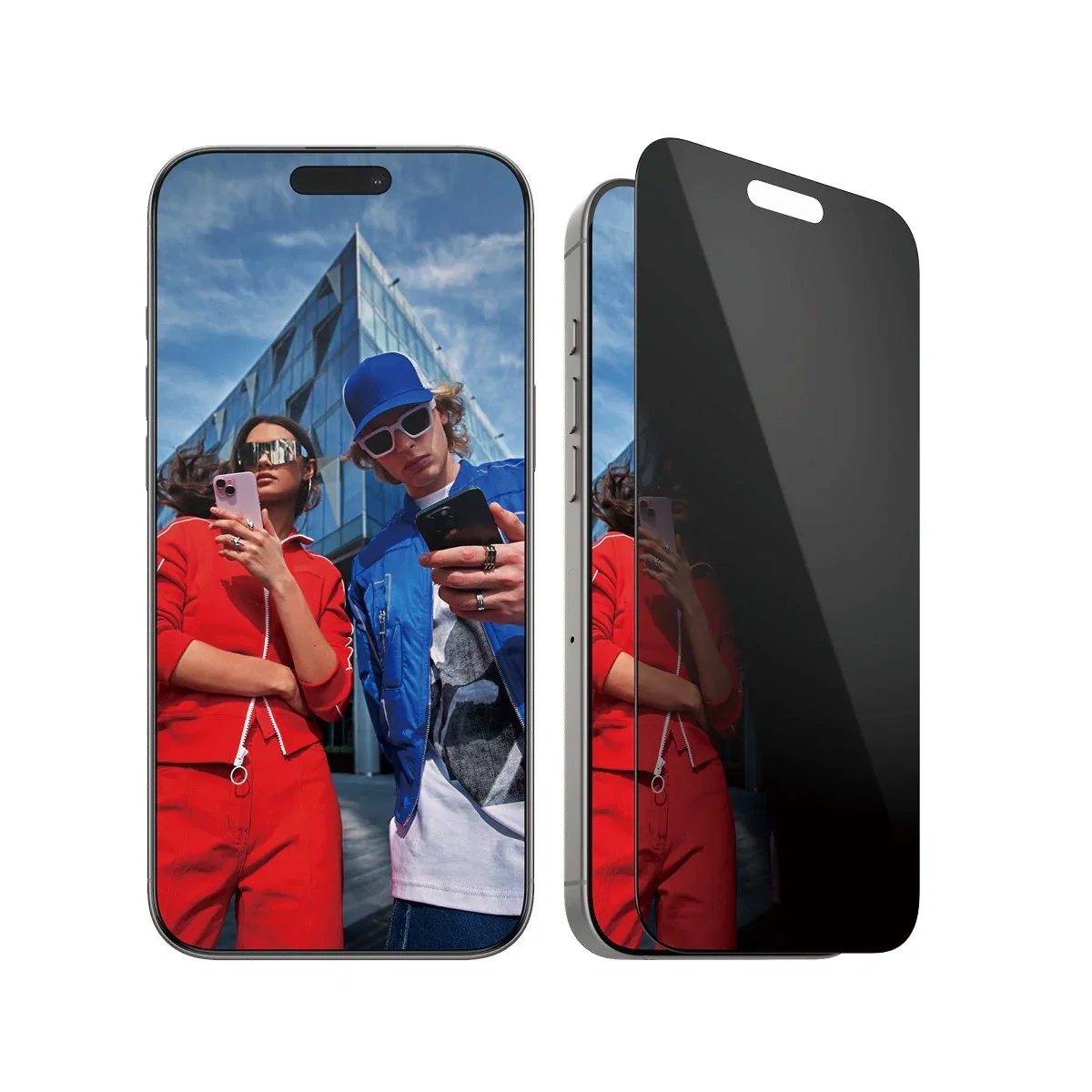 Image of PanzerGlass® 2-Way Privacy Screen Protector iPhone 16 Pro Max | Ultra-Wide Fit w. EasyAligner