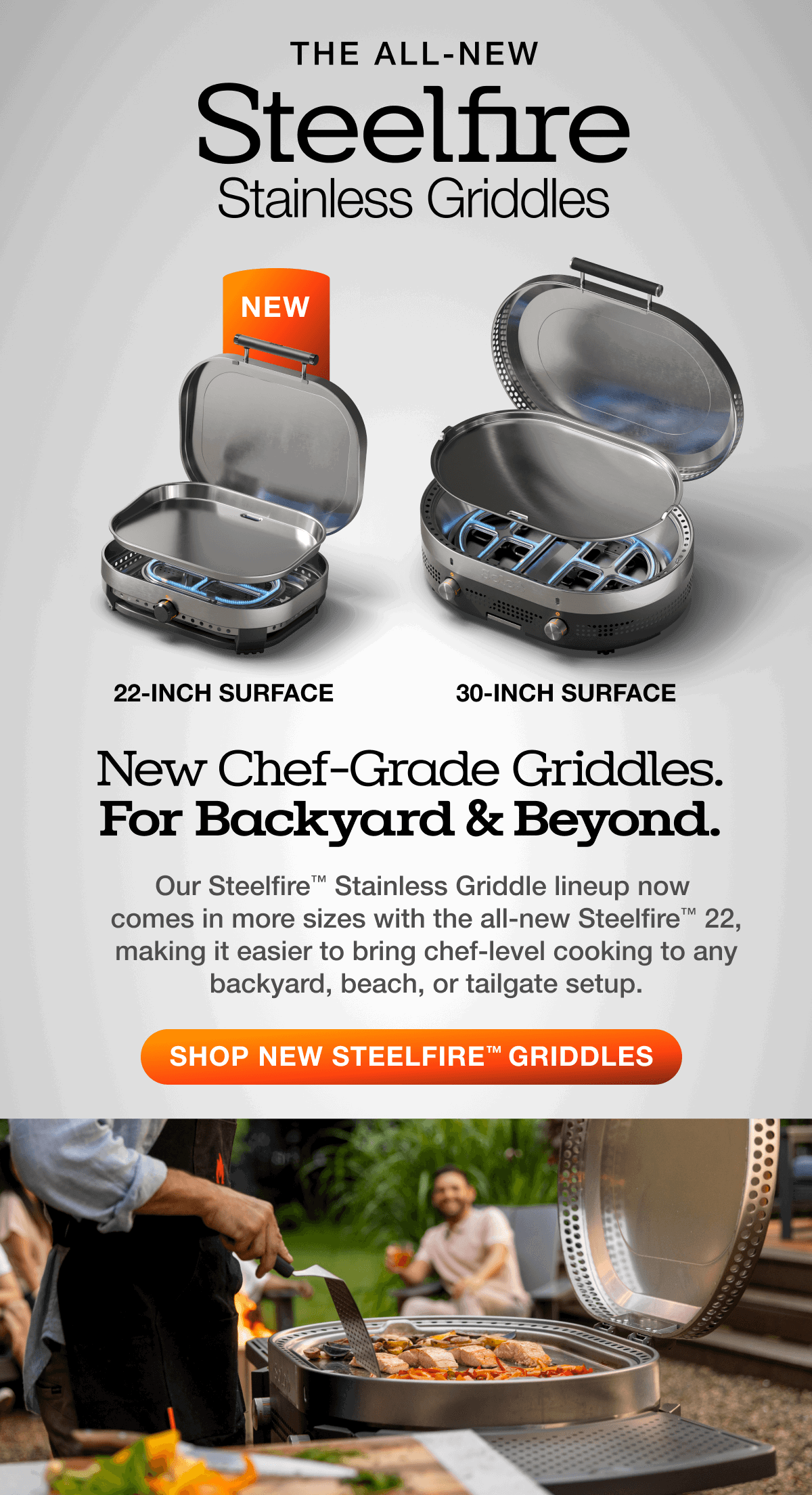 Steelfire Stainless Griddles
