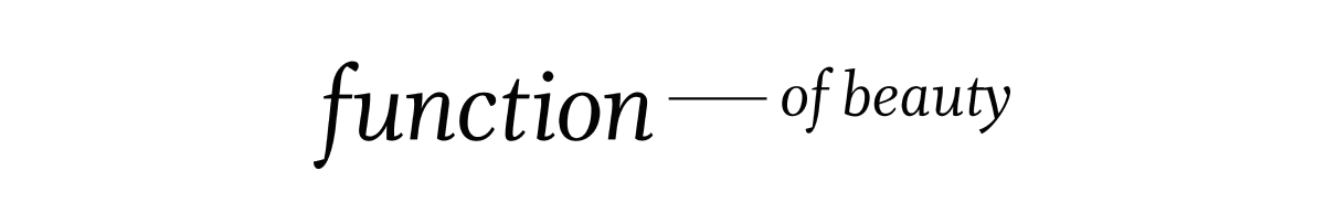 Function of Beauty Logo