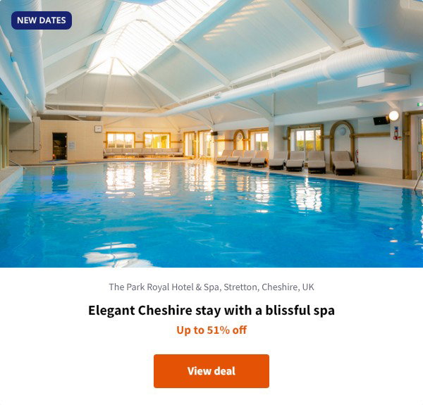 Elegant Cheshire stay with a blissful spa