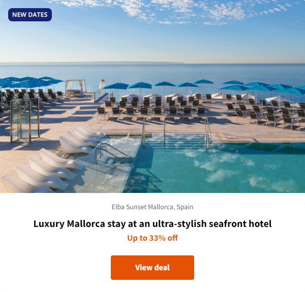 Luxury Mallorca stay at an ultra-stylish seafront hotel