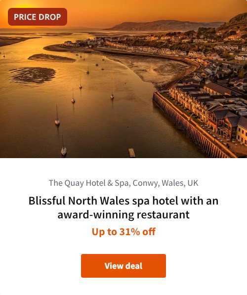 Blissful North Wales spa hotel with an award-winning restaurant