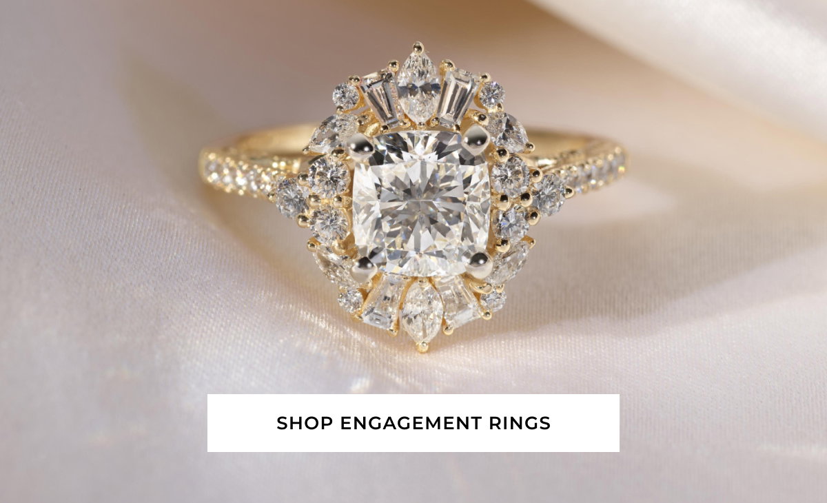 Esme Halo Engagement Ring - Shop Engagement Rings >