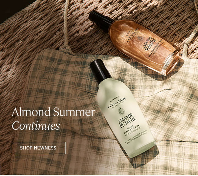 ALMOND SUMMER CONTINUES | SHOP NEWNESS