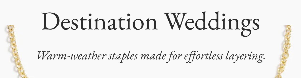 Destination Weddings