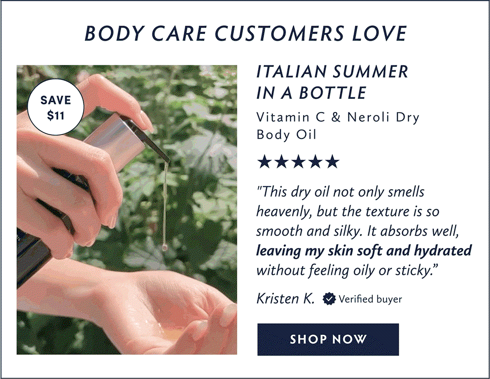 Shop Vitamin C & Neroli Dy Body Oil