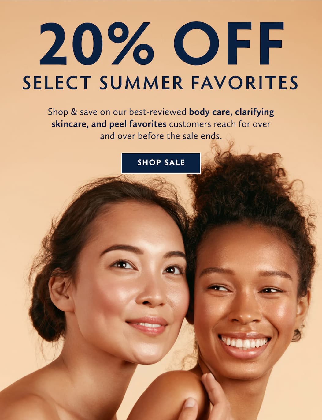 20% OFF Bodycare, Acne, and Peel Favorites Shop Sale