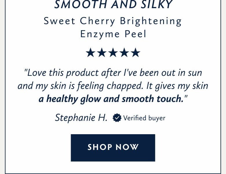 Shop Sweet Cherry Brightening Enzyme Peel
