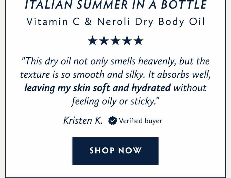 Shop Vitamin C & Neroli Dy Body Oil