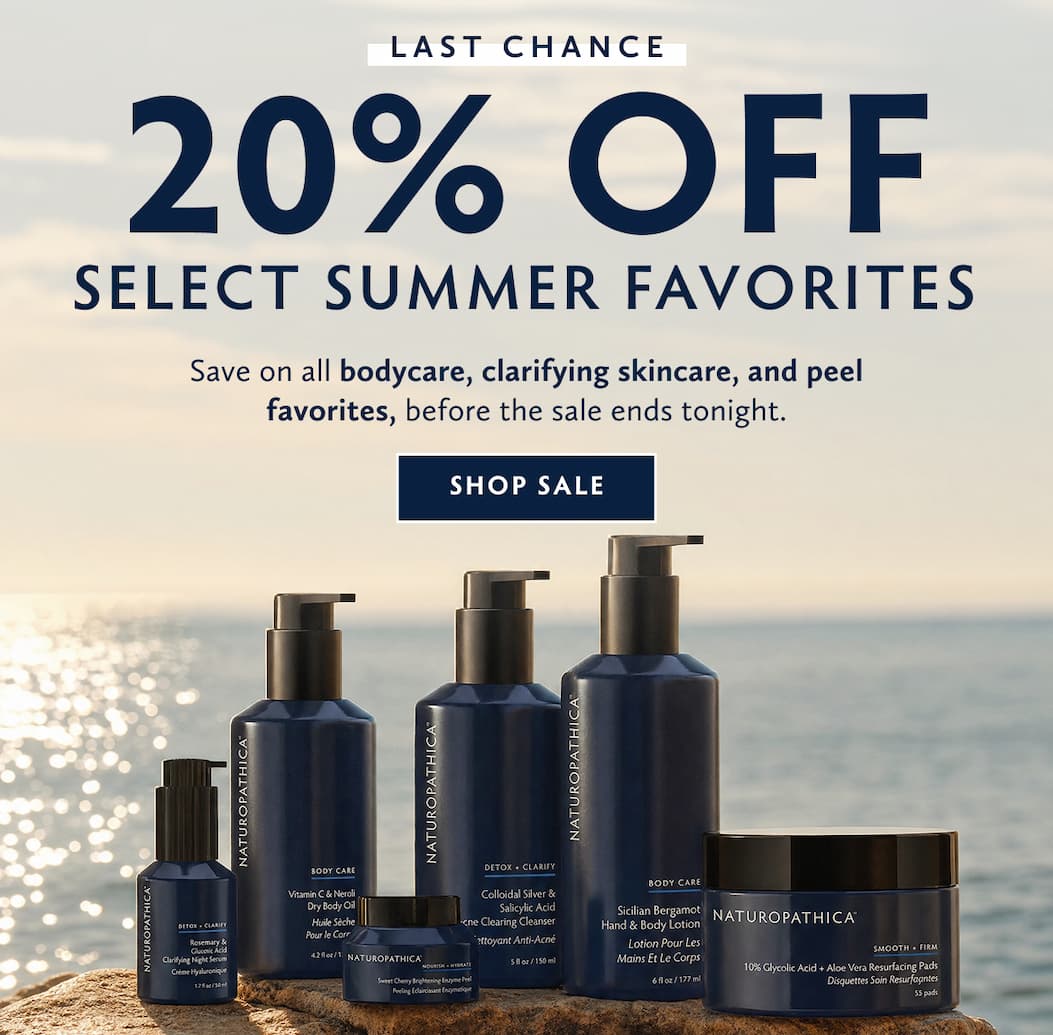 Last Chance! 20% OFF Select Summer Favorites
