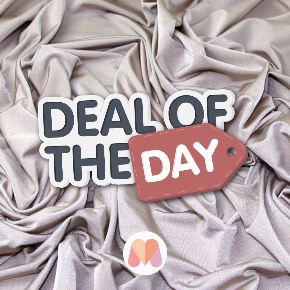 Deadstock ITY Silky Stretch Knit Fabric Stone