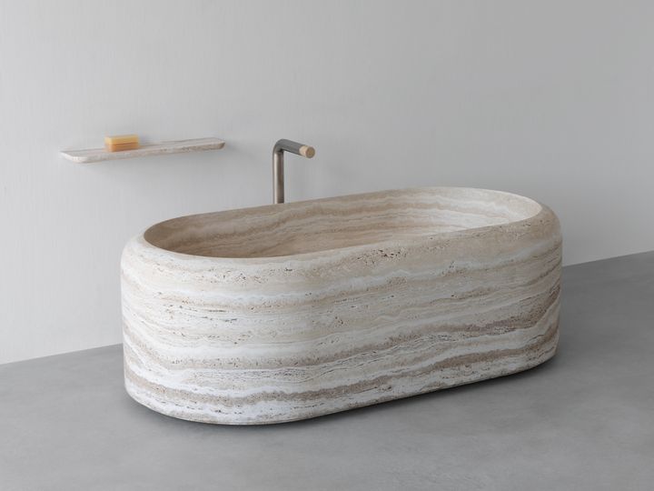 Vaselli's travertine and natural stone basins