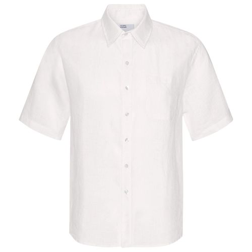 Colorful Standard Linen Short Sleeve Shirt - Optical White