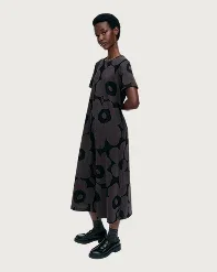Pisteinen Unikko Jersey dress