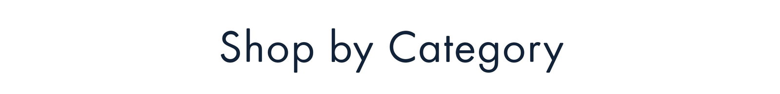Shop By Category 