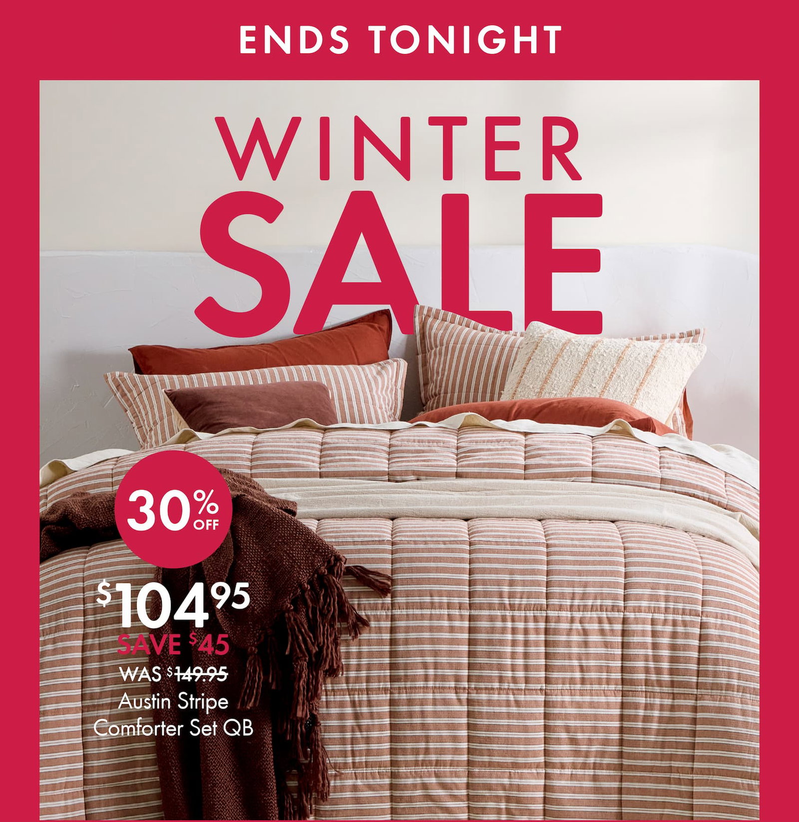 Winter Sale Ends Tonight