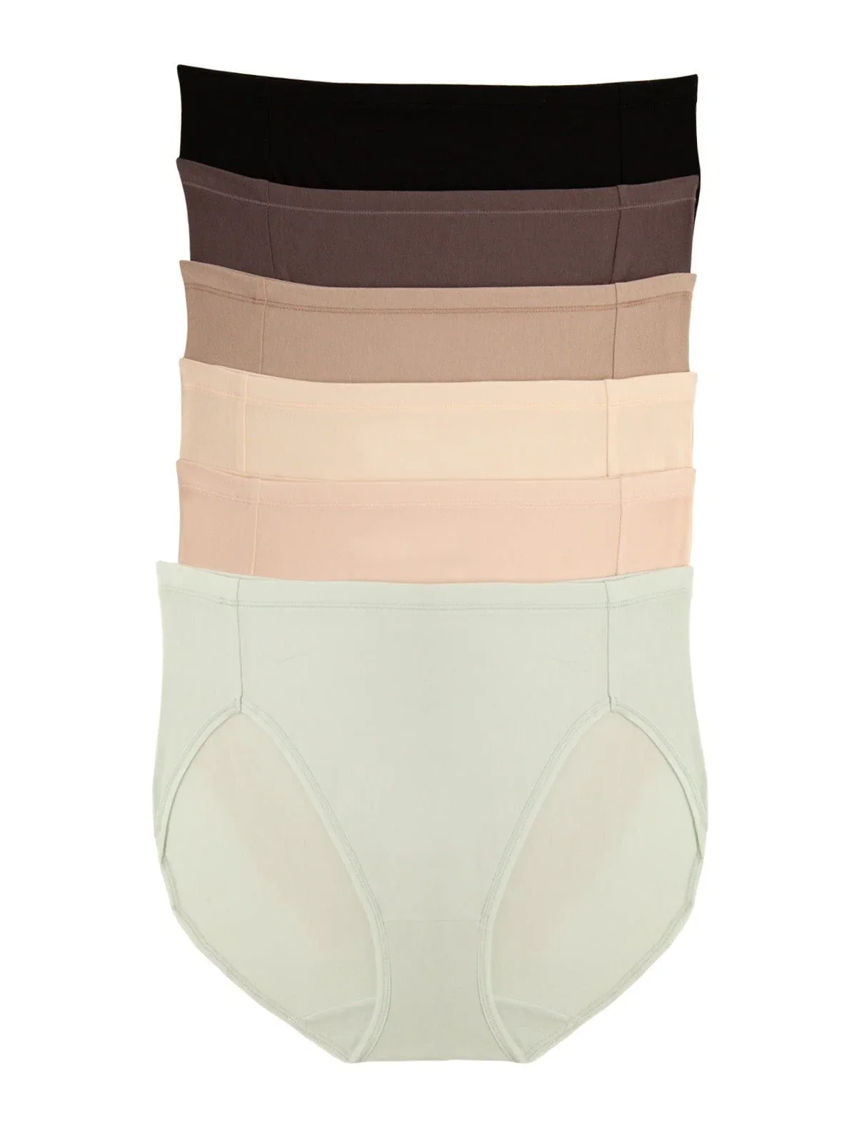 Image of The Perfect Panty Super Stretchy Cotton Hi-Cut Brief 6-Pack