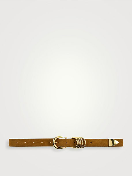 Hollyhock Suede Belt