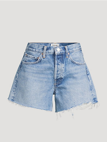 Parker Long Denim Shorts