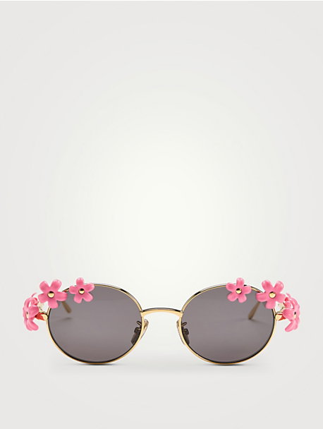 Loewe x Paula's Ibiza Daisy Field Oval Sunglasses