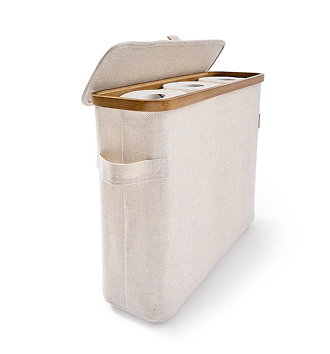 Anko linen look toilet paper holder