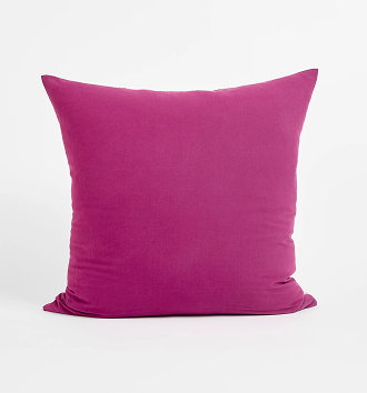 Arlo stonewash cotton European pillowcase