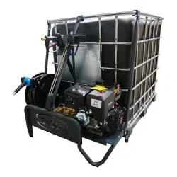 Image of Nettoyeur haute pression Renson thermique boostibc + ibc, 250 bars, 15l/min, enrouleur 20m  - Moteur Loncin G20F