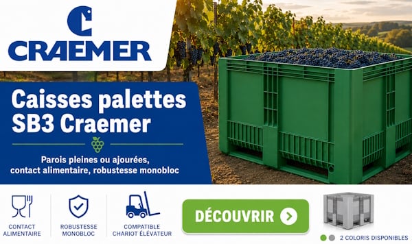 Préparez vos récoltes estivales avec les caisses palettes Craemer