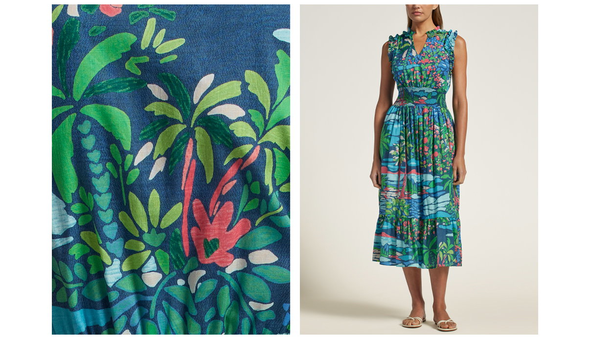 Opalescent Viola Dress