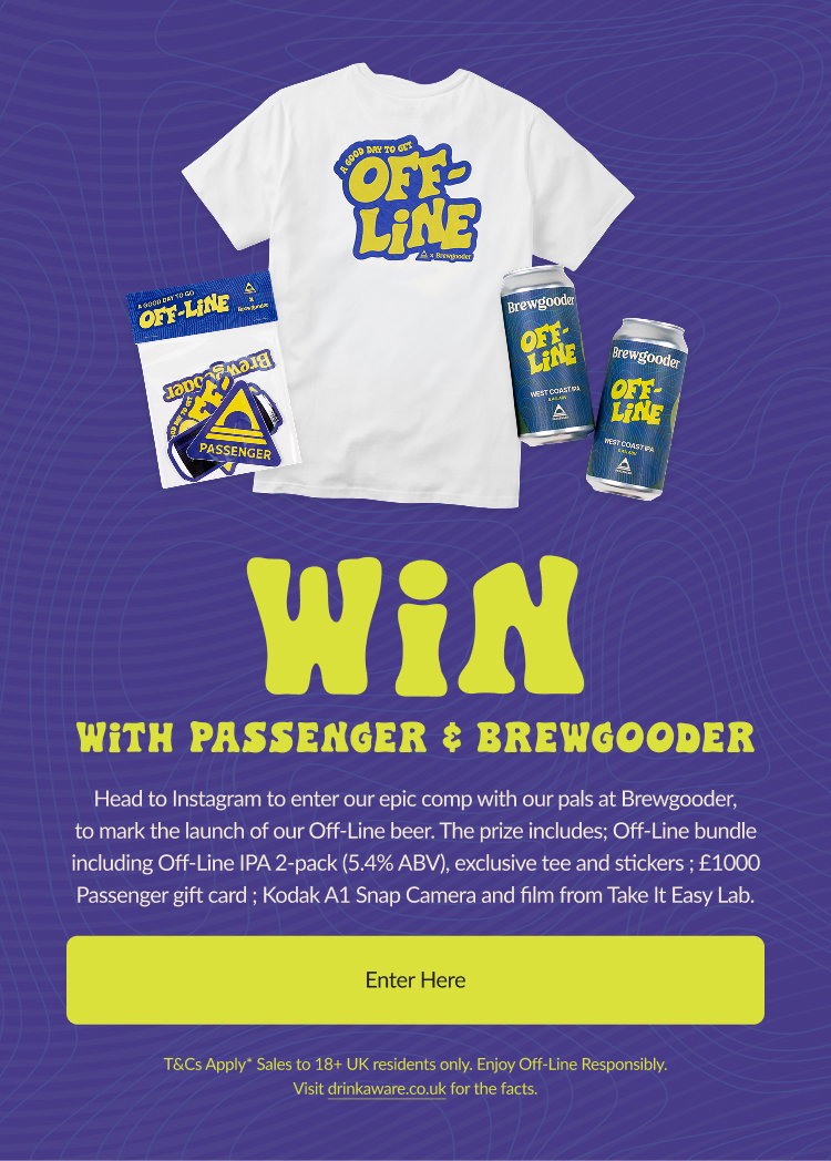 Win with Passenger & Brewgooder