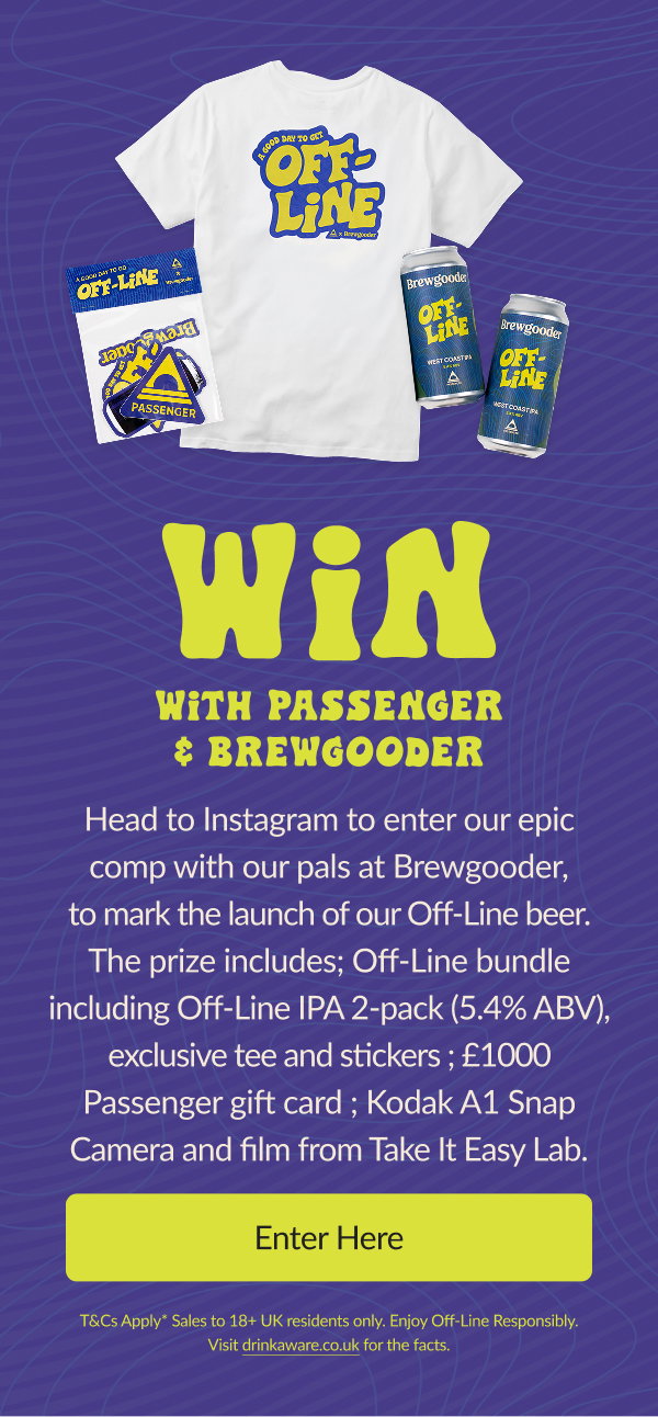 Win with Passenger & Brewgooder