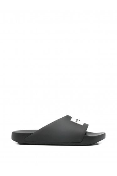 LABEL SLIDE SANDAL