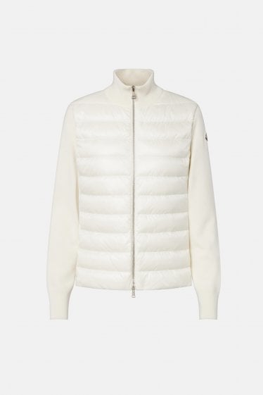 Womens Hybrid Cardigan Cream