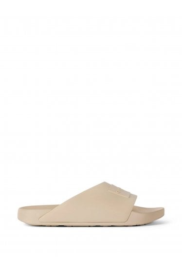 LABEL SLIDE SANDAL
