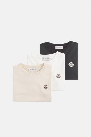 Kids 3 Pack Archive Logo T-shirts Multicolour