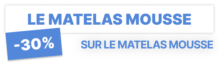 Matelas mousse mémoire de forme