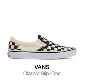 Vans Classic Checkerboard Slip-Ons