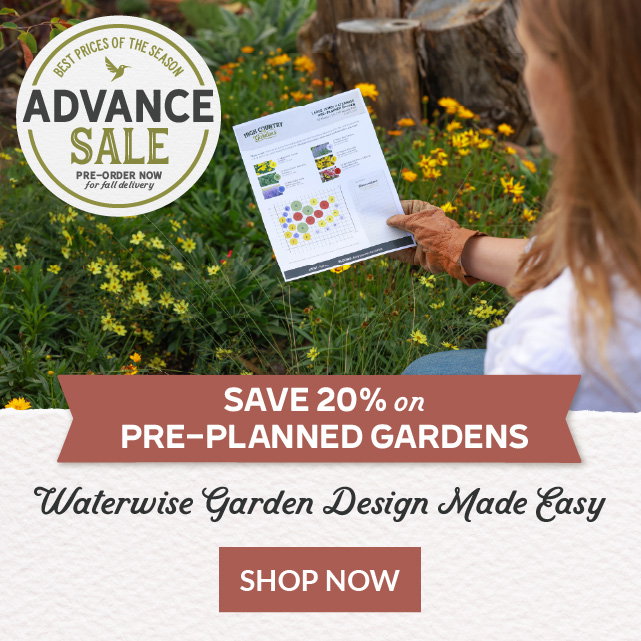 Save 20% on pre-planned gardens