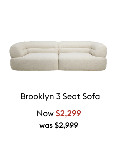 Brooklyn 3 Seat Sofa
