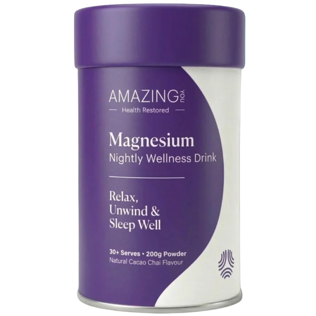 Amazing Oils Nightly Magnesium Wellness Drink Cacao and Chai