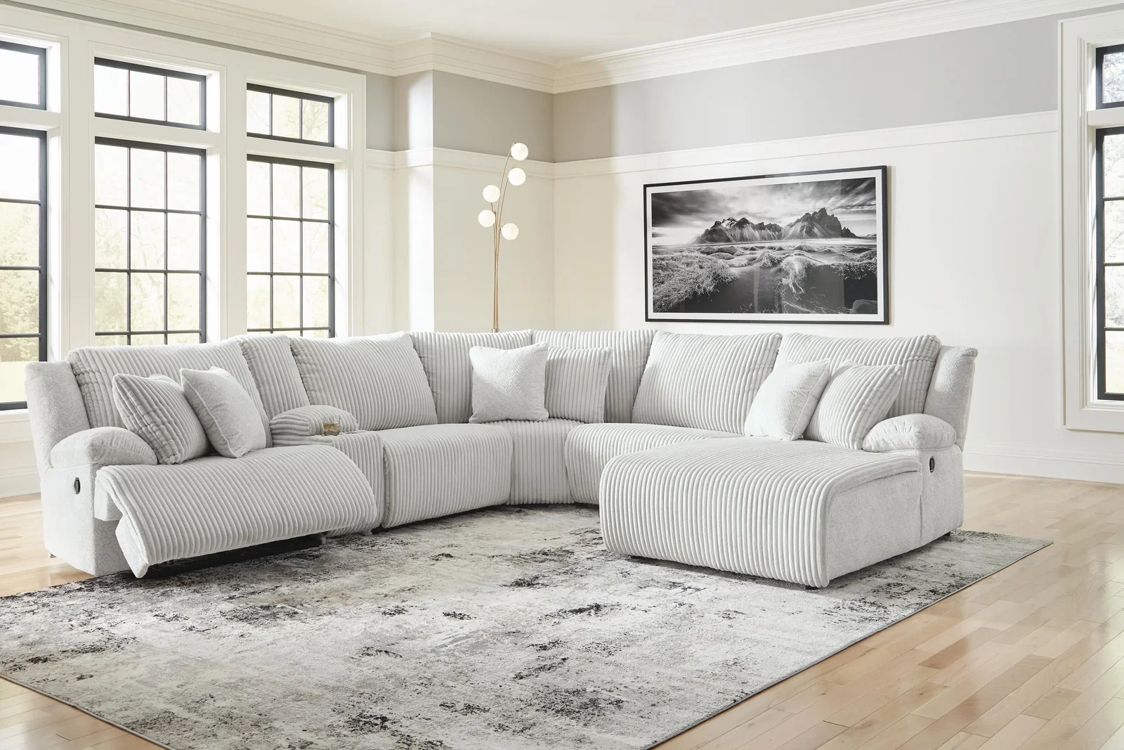 Signature Design by Ashley® Top Tier 6-Piece Reclining Sectional with Chaise