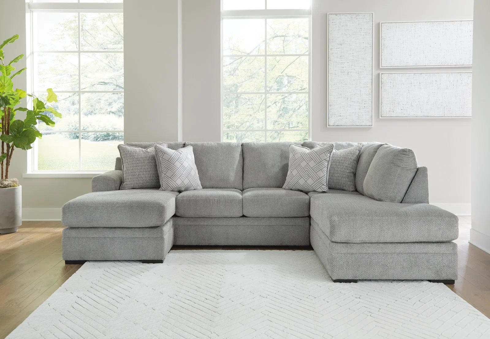 Signature Design by Ashley® Casselbury 2-Piece Sectional with Chaise