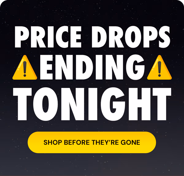 Price Drops Ending Tonight