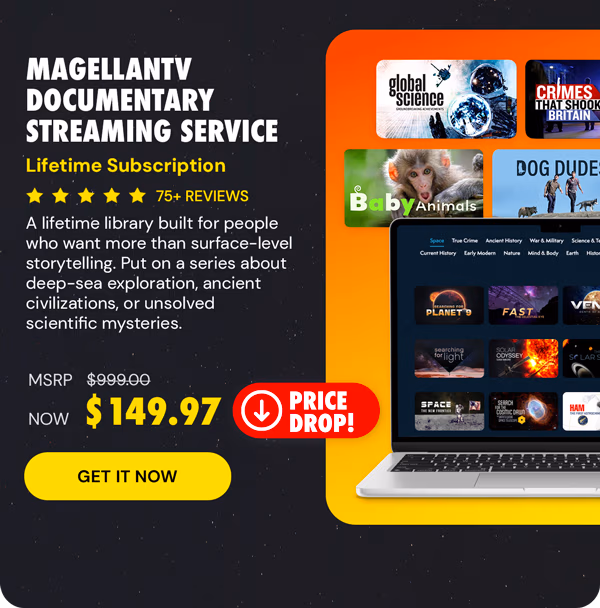 MagellanTV Documentary Streaming Service: Lifetime Subscription