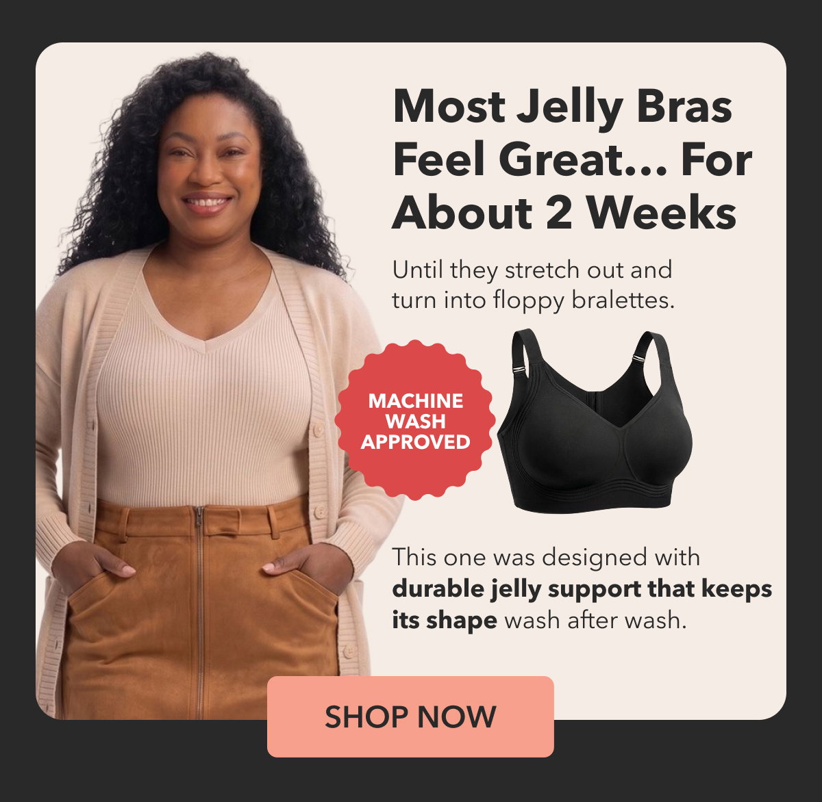 Shapermint Essentials Everyday Wireless Jelly Bra
