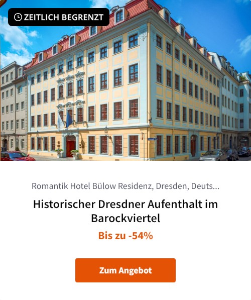 Historischer Dresdner Aufenthalt im Barockviertel